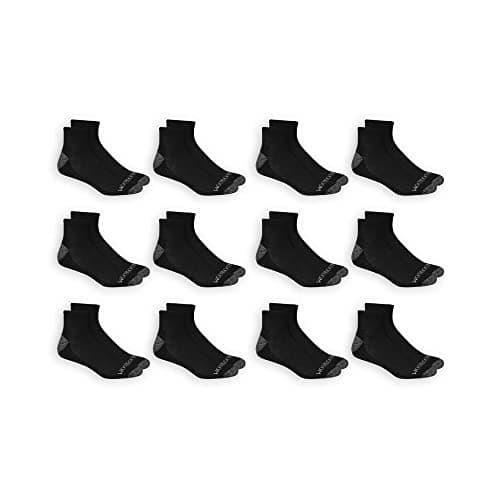 Fruit of the Loom Men's Dual Defense Ankle Socks 12 Count ( 1Pack)